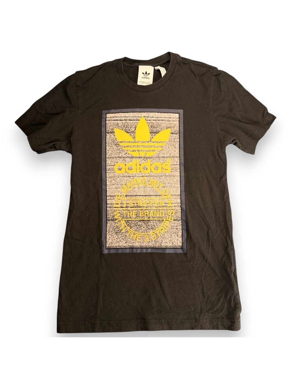 Adidas Originals Trefoil Graphic Box Logo T-Shirt Small